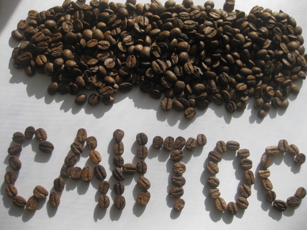 Кофе натуральный АРАБИКА зерно Бразилия САНТОС свежей обжарки