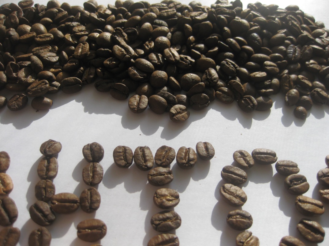 Кофе натуральный АРАБИКА зерно Бразилия САНТОС свежей обжарки